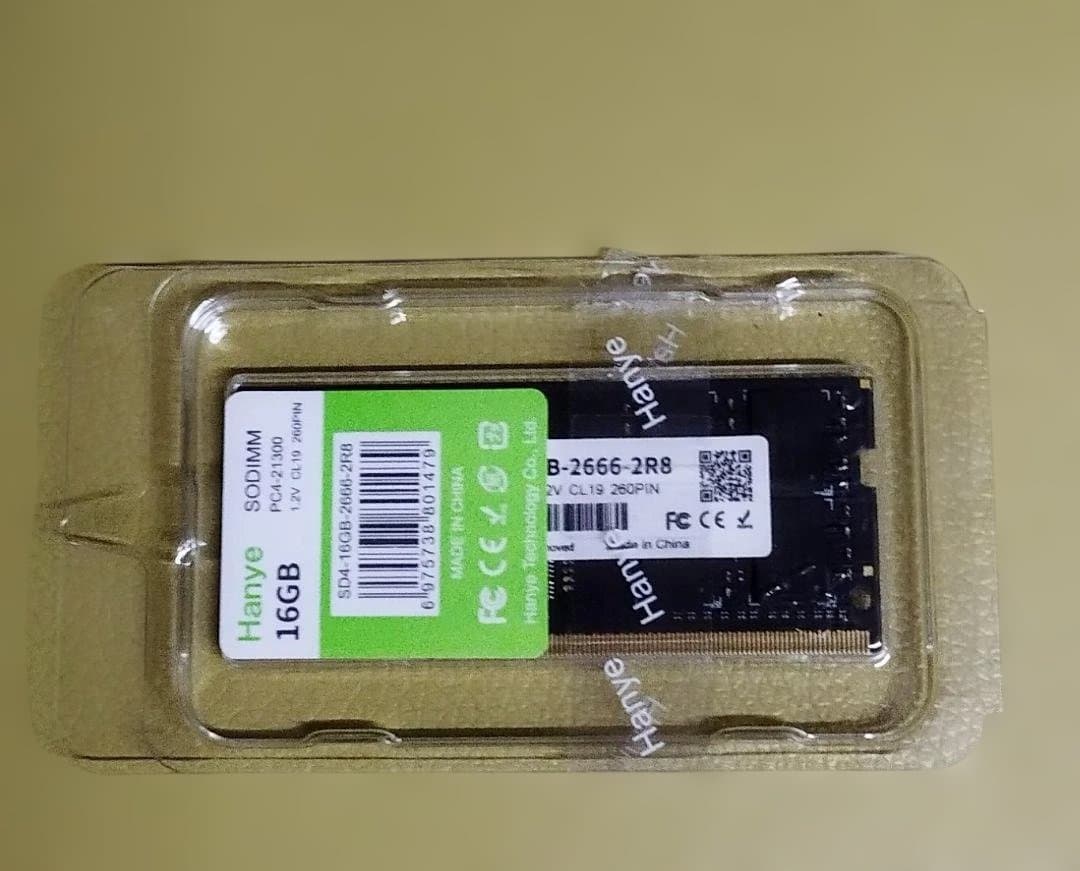 Hanye 16GB SODIMM メモリ 2666MHz