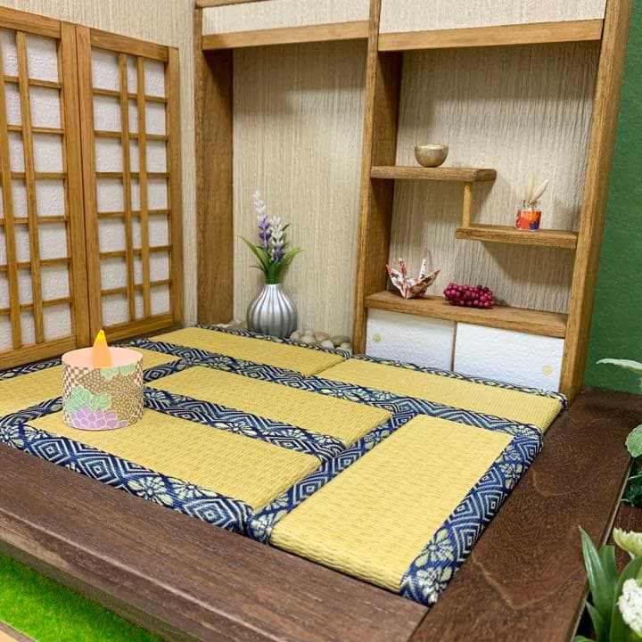 ドールハウス　庭園のある和室
