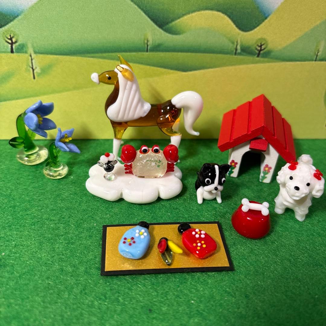 よっしー　ガラス細工　ミニチュア