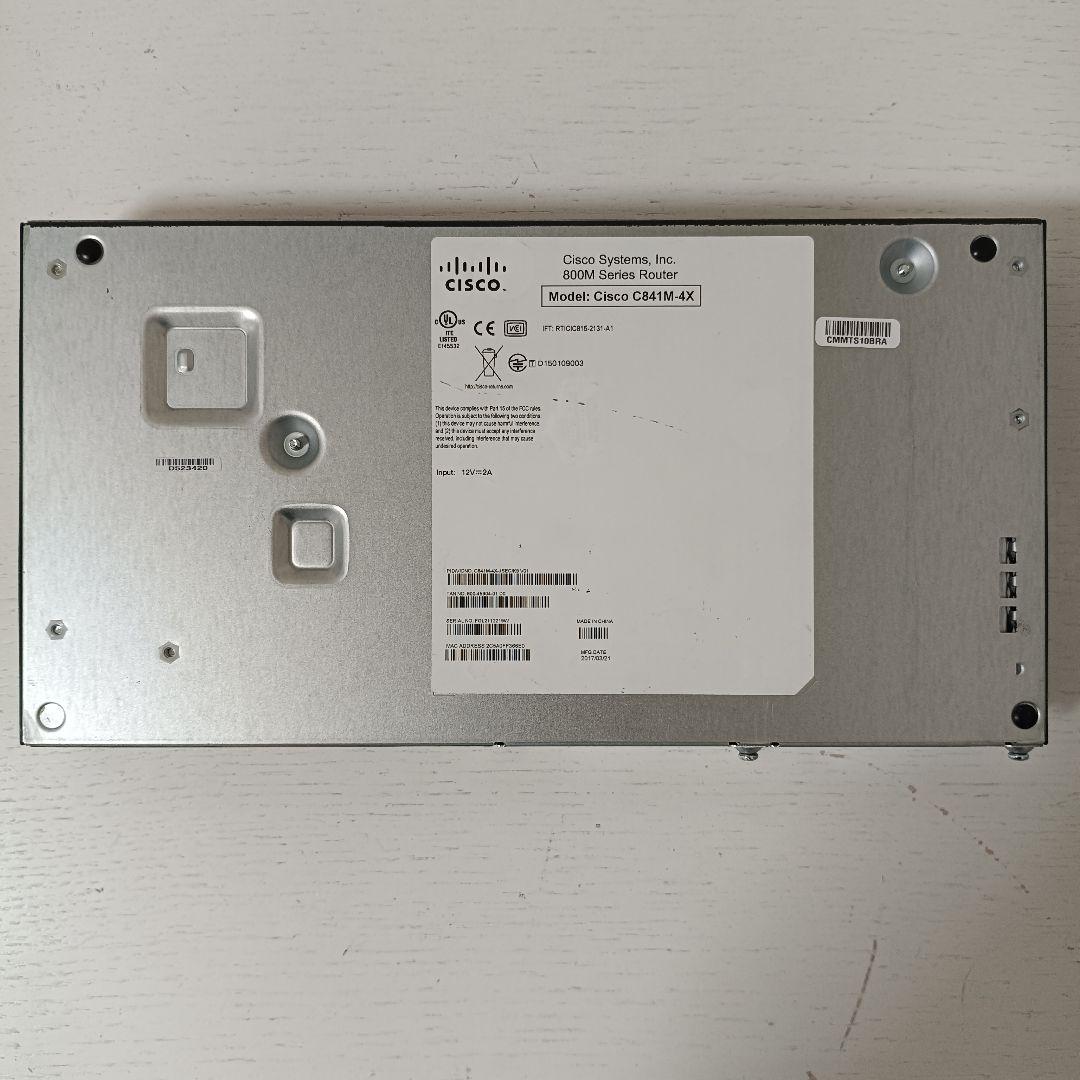 【Cisco】800M Series C841M-4X シスコ有線LANルーター