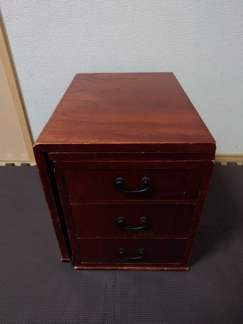 【中古品】レトロな折りたたみ木製文机
