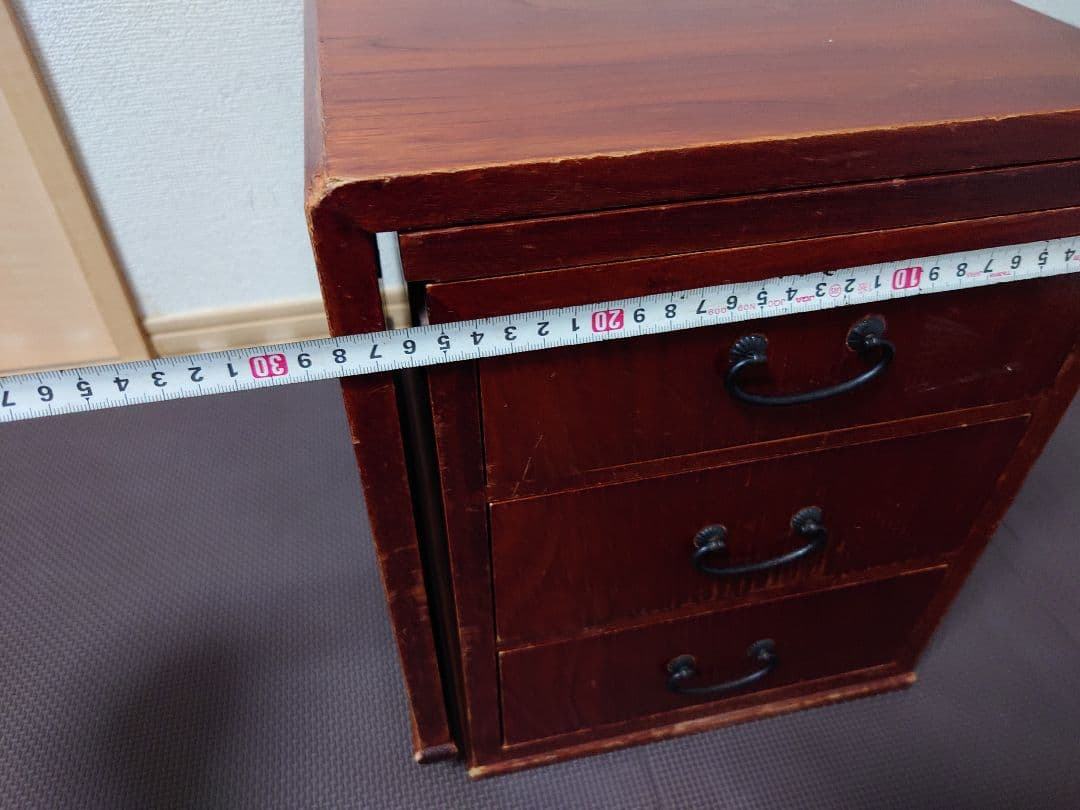 【中古品】レトロな折りたたみ木製文机
