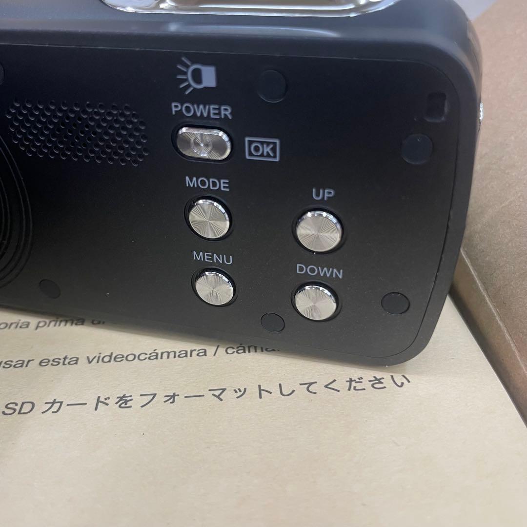 ビデオカメラ 270度回転 3.0インチ 日本語取扱説明書 赤外線暗視機能 ４K