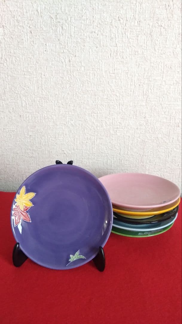 昇峰　伊藤南山　京焼　清水焼　皿　交趾　小皿
