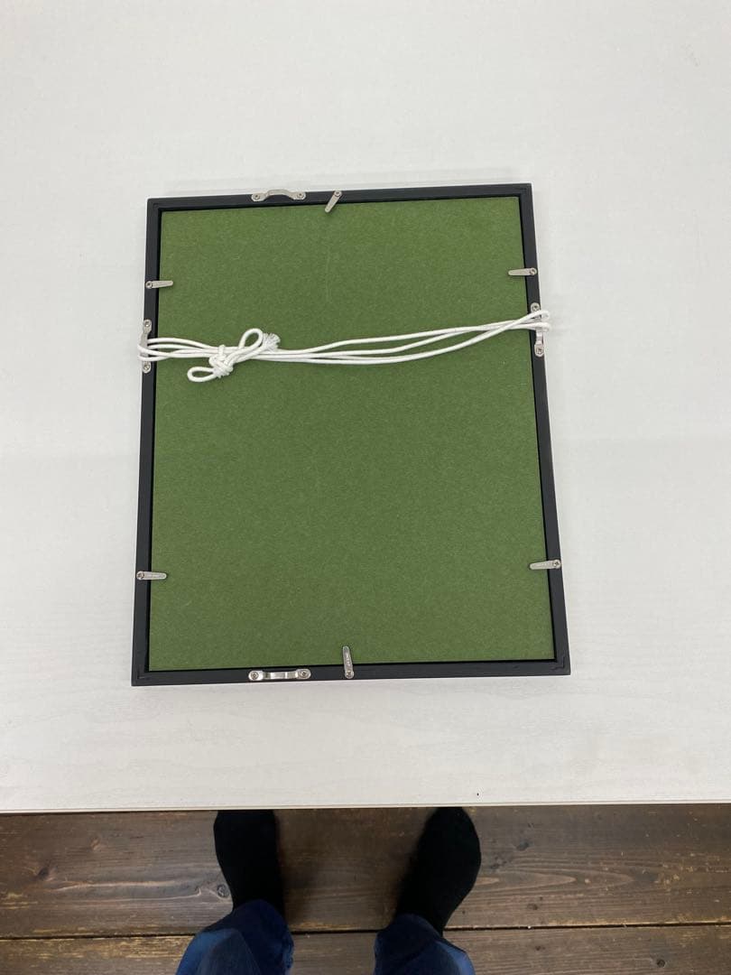 典具和紙彩画　作家松島比良子 日本画 特殊　安曇野　春の音
