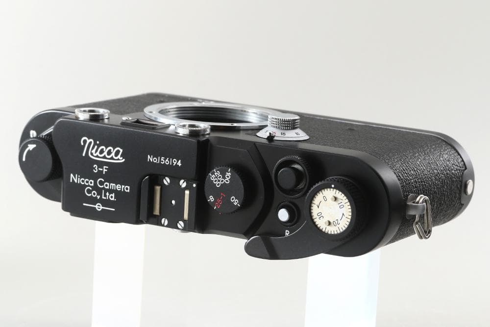 整備済 Nicca 3-F 後期 ブラック 黒 レンジファインダー ケース付き