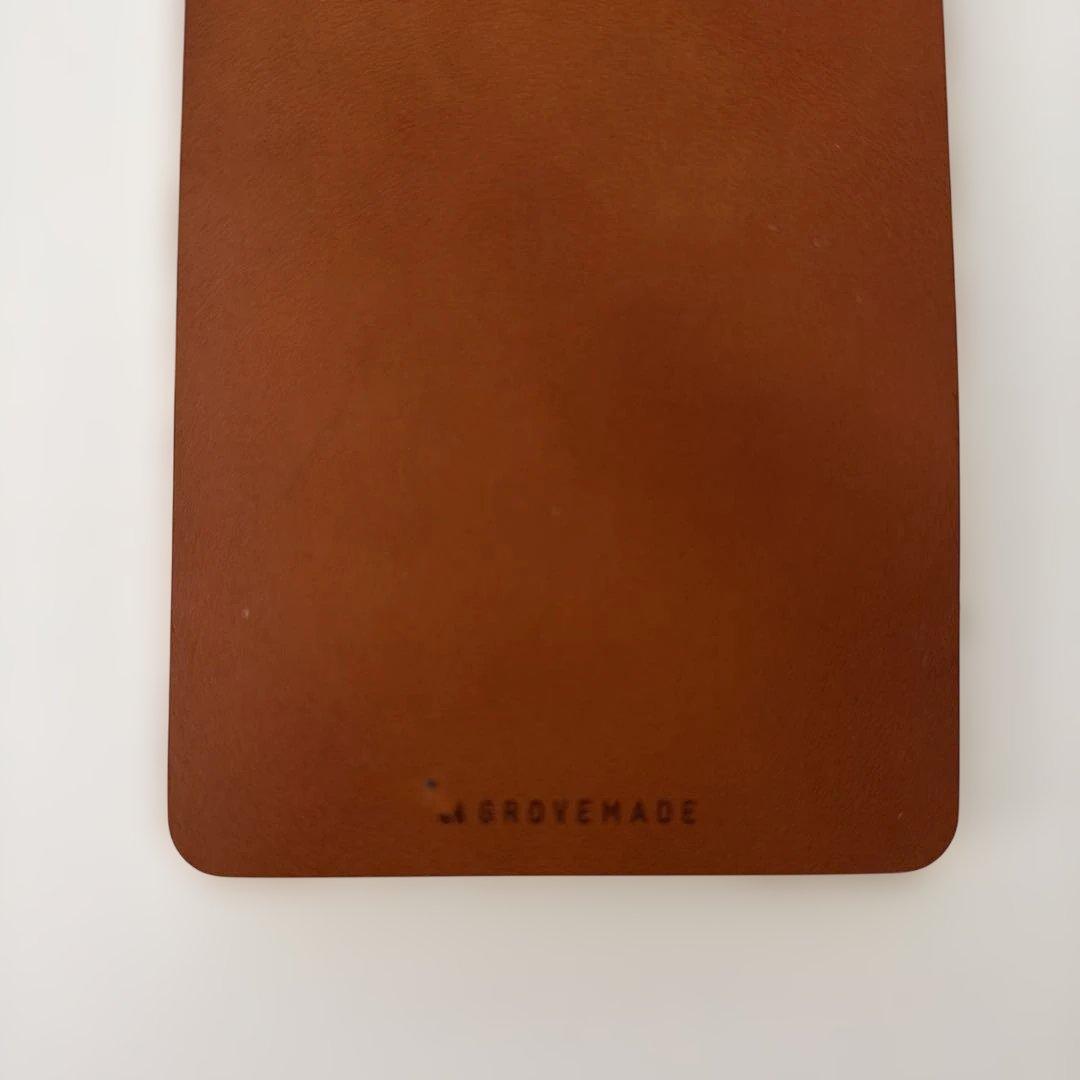 Grovemade Leather Notebook（本革レザーメモ帳）