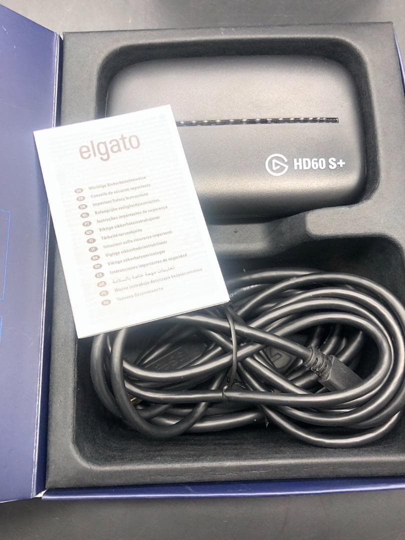 動作OK elgato HD60 S+ キャプチャーボード