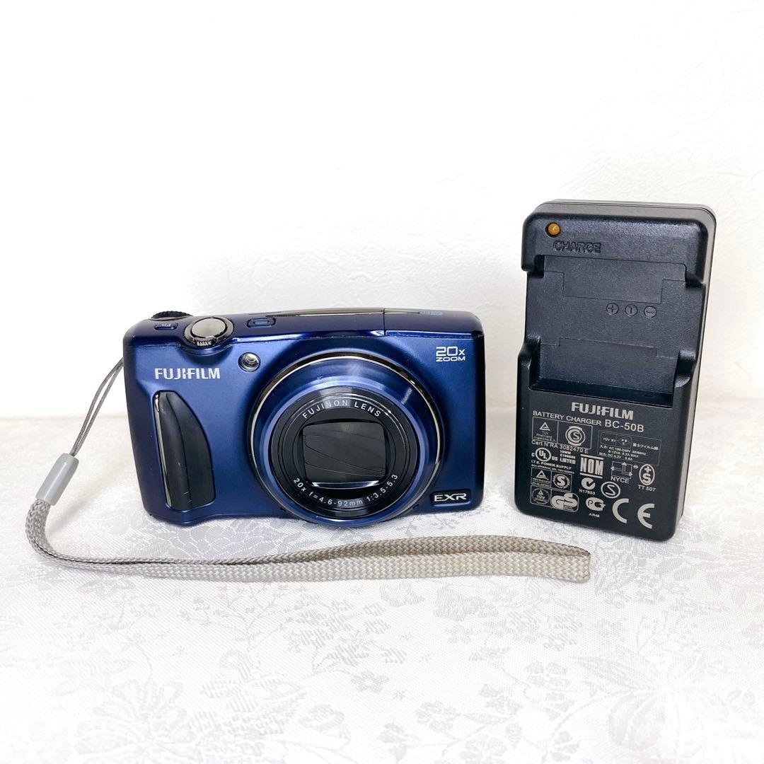 FUJIFILM FinePix F900EXR デジカメ ネイビー