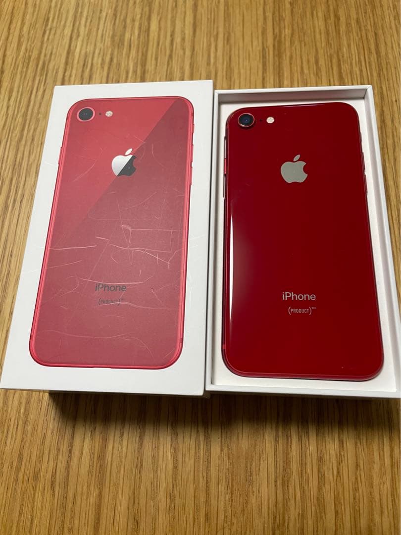 『美品』iPhone 8 (PRODUCT)RED 64GＢ　箱付き