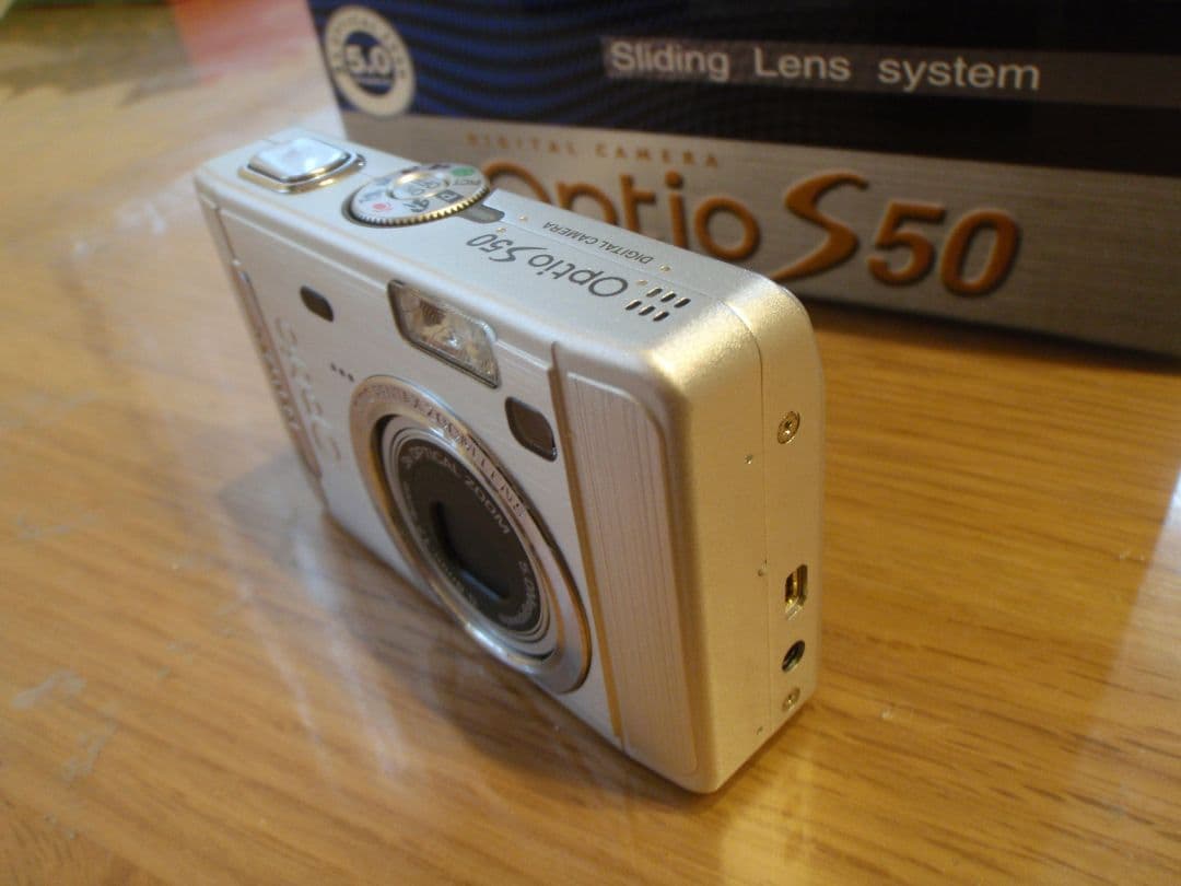 【動作確認済・美品】PENTAX Optio S50 コンパクトデジタルカメラ