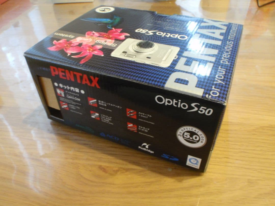 【動作確認済・美品】PENTAX Optio S50 コンパクトデジタルカメラ