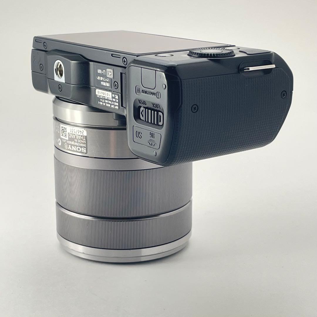【美品・返品保証】Sony NEX-5 ブラック標準ズームレンズキット