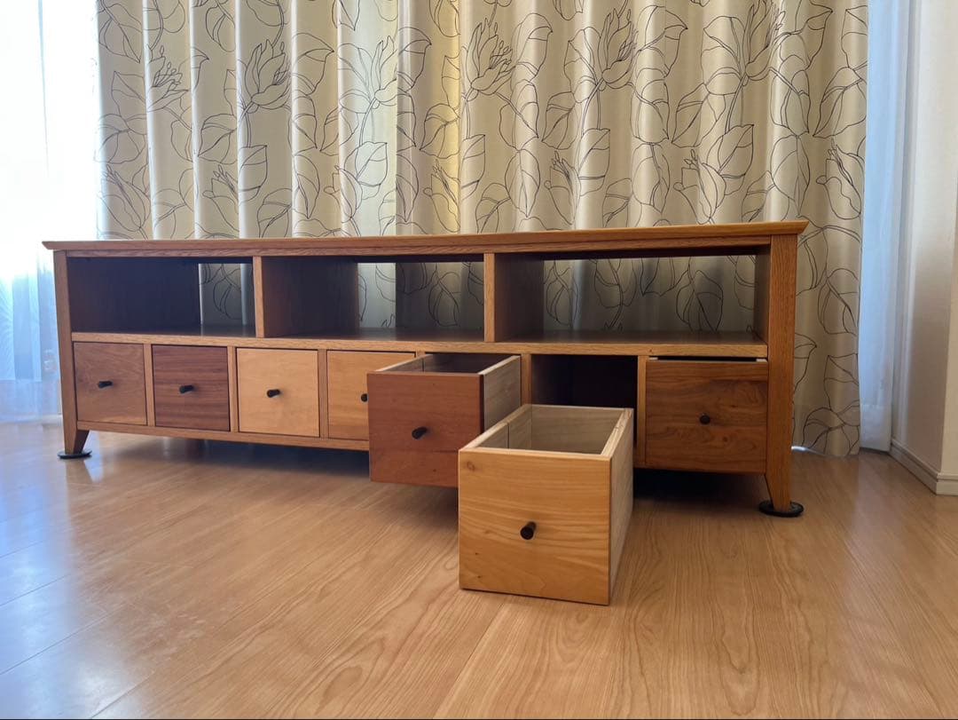 【日本製】和プラス テレビボード トンガリ 7WOOD 幅156cm