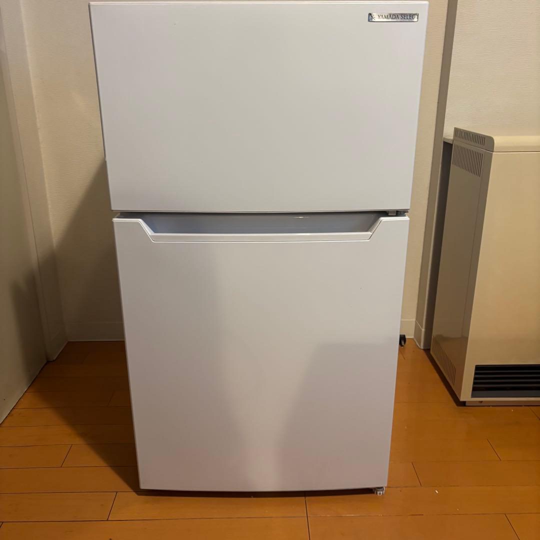 2022年製　YAMADA SELECT　87L　冷凍冷蔵庫 YRZ-C09H1