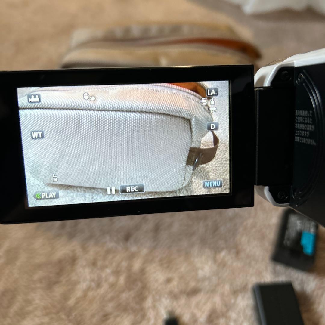 【 動作確認済 】 JVC AVCHD ビデオカメラ GZ-E770-W