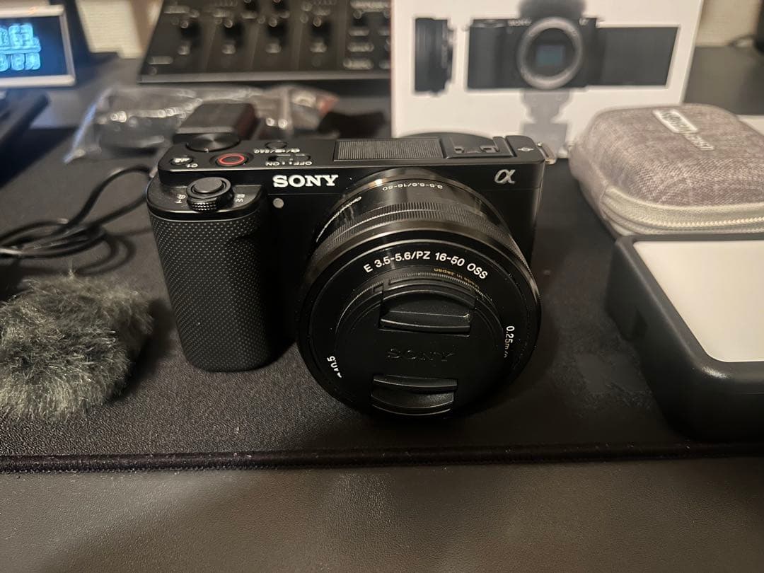 SONY ZV-E10レンズキットチャージャーキット+ワイコン