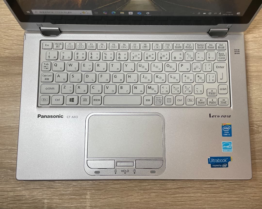 Windowsノート本体 Let's note CF-AX3CDCTS Windows10 pro