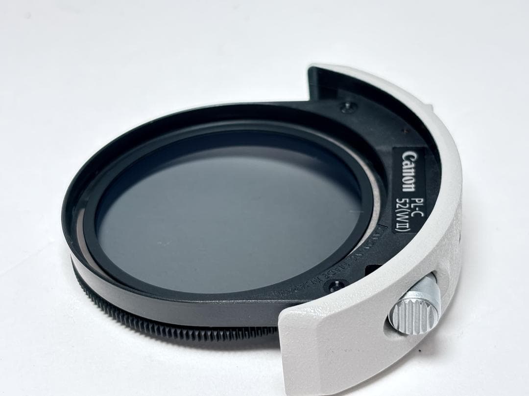 極上品 キヤノン PL-C52（WⅡ） ドロップイン円偏光フィルター