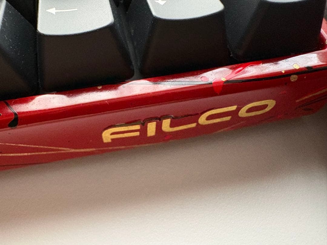FILCO Majestouch キーボード　us配列　赤軸　漆カバー2種