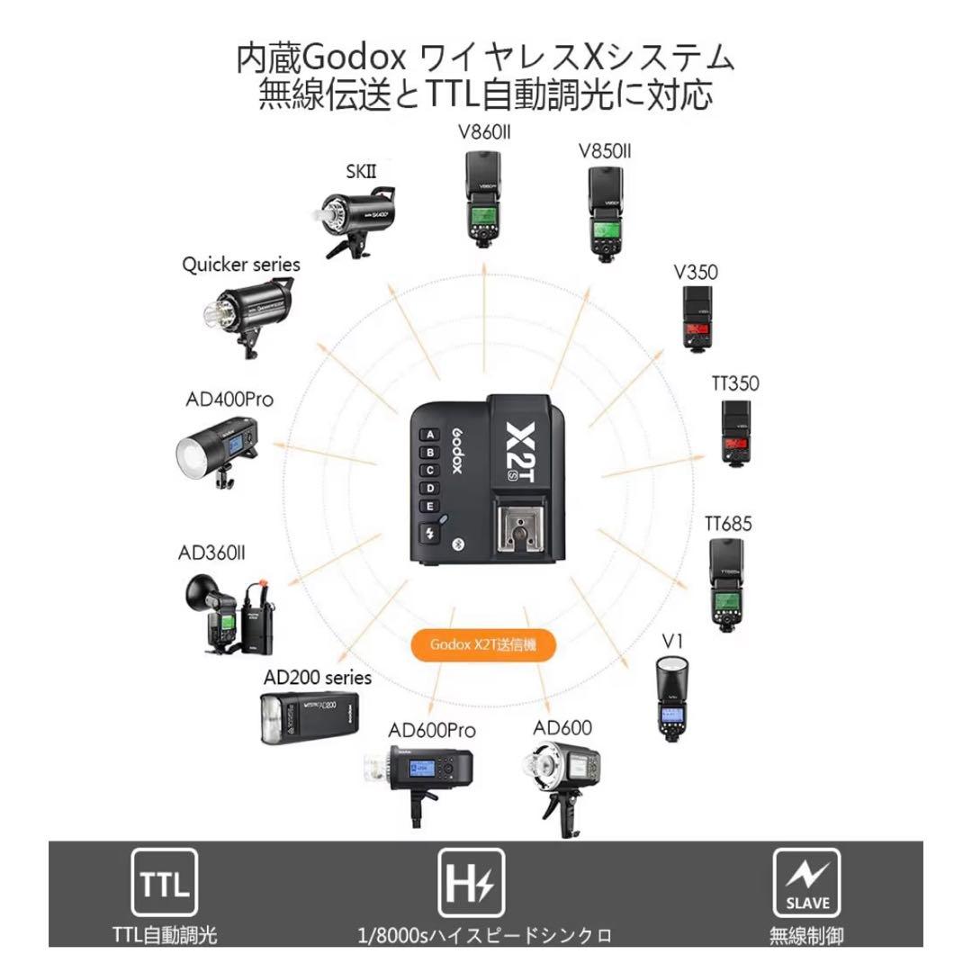GODOX X2T-S ソニー用 送信機 フラッシュトリガー コマンダー