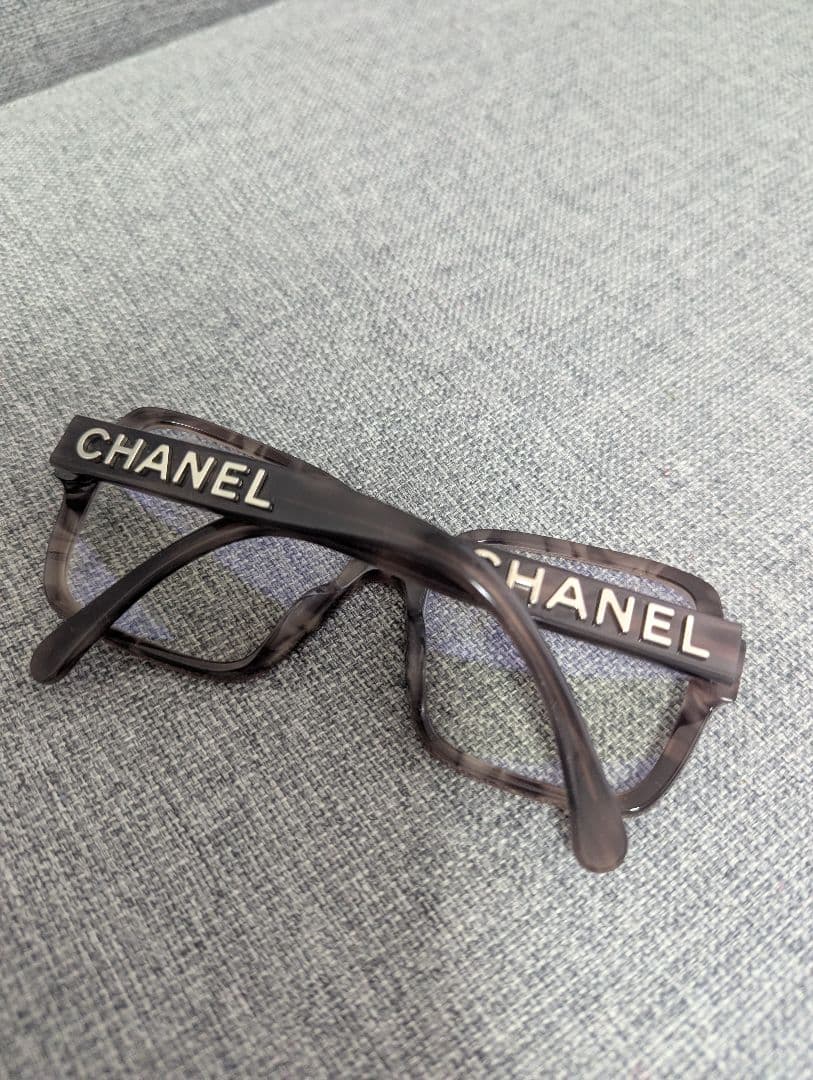 CHANEL ファッションメガネ ブラウン