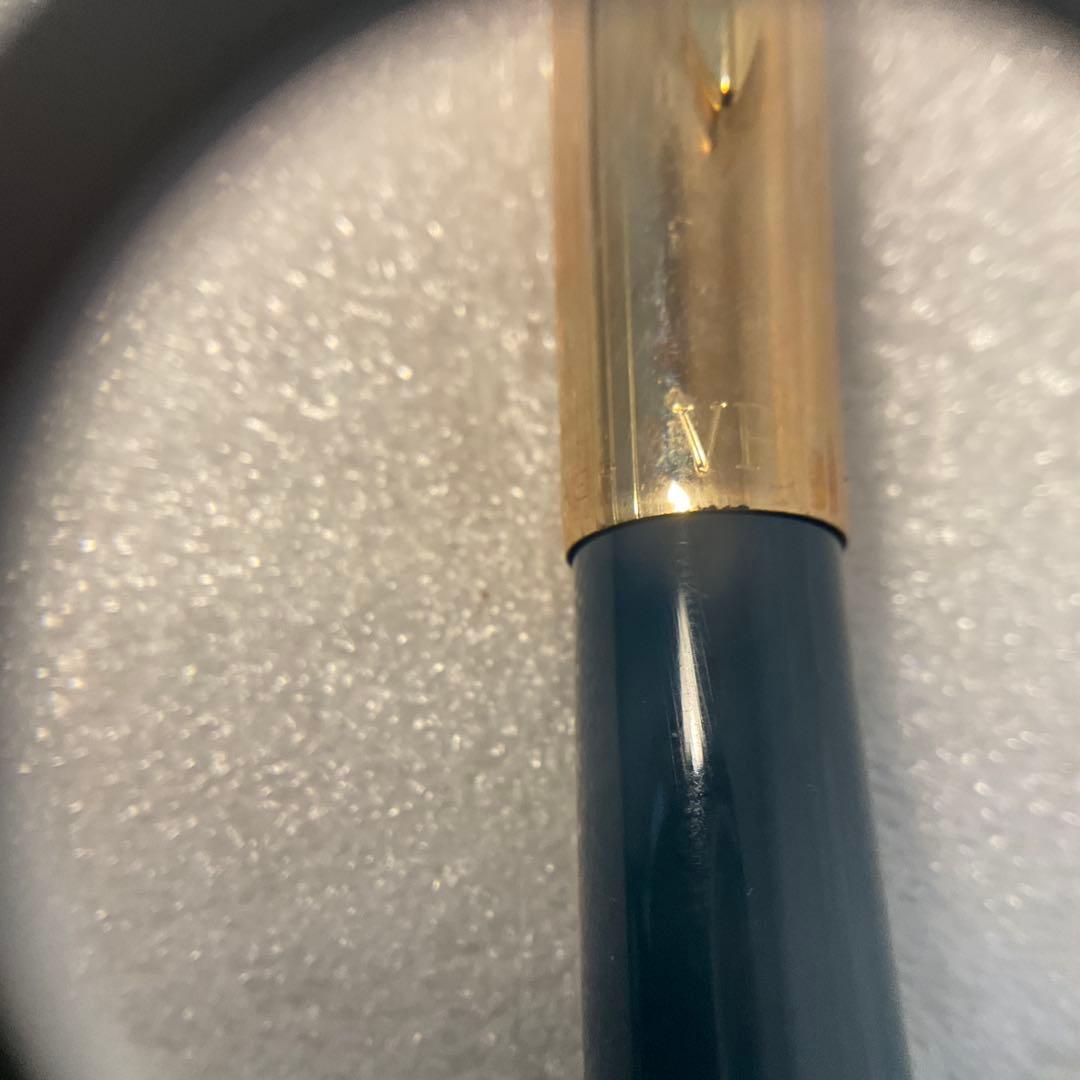 パーカー　14K 63 ネイビー 万年筆 ゴールドクリップ付き
