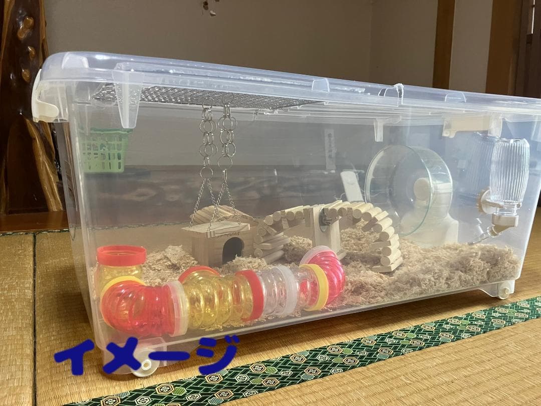 ②【超お得3個セット】広い大きい快適なハムスターケージ ゲージ【DIY】給水器付