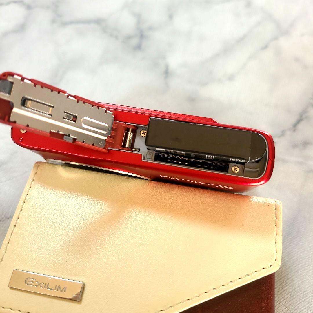 【美品】CASIO EXILIM ZOOM　レッド EX-Z200RD　デジカメ