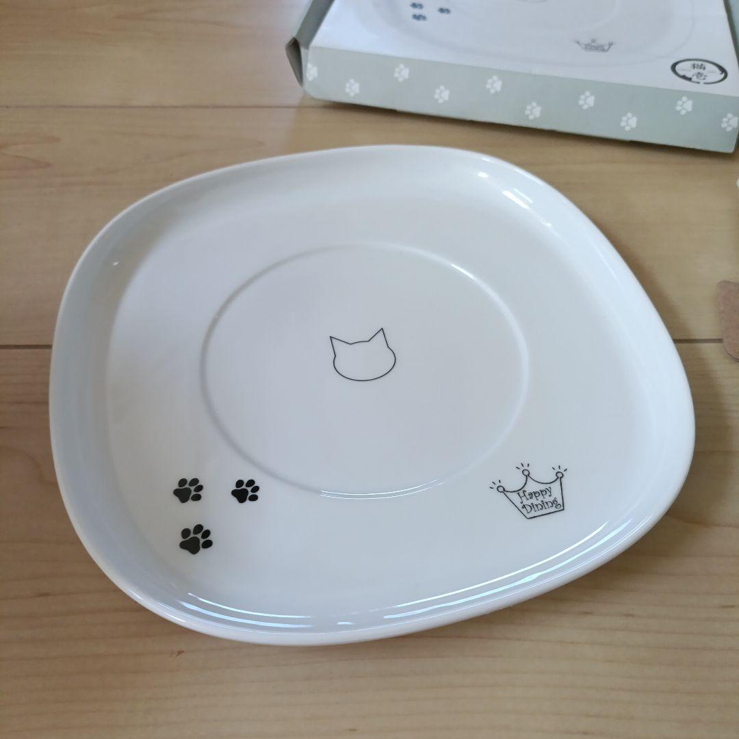 猫壱 necoichi 脚付フードボウル 浅広口タイプ garden トレー