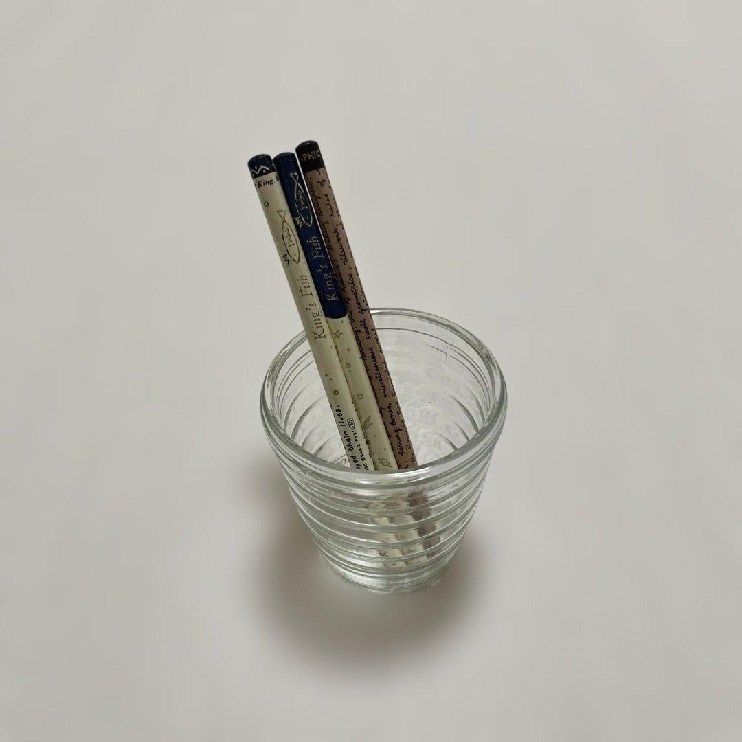 【匿名配送】未使用　鉛筆3本セット レトロ　1990 1989 文房具　年代物