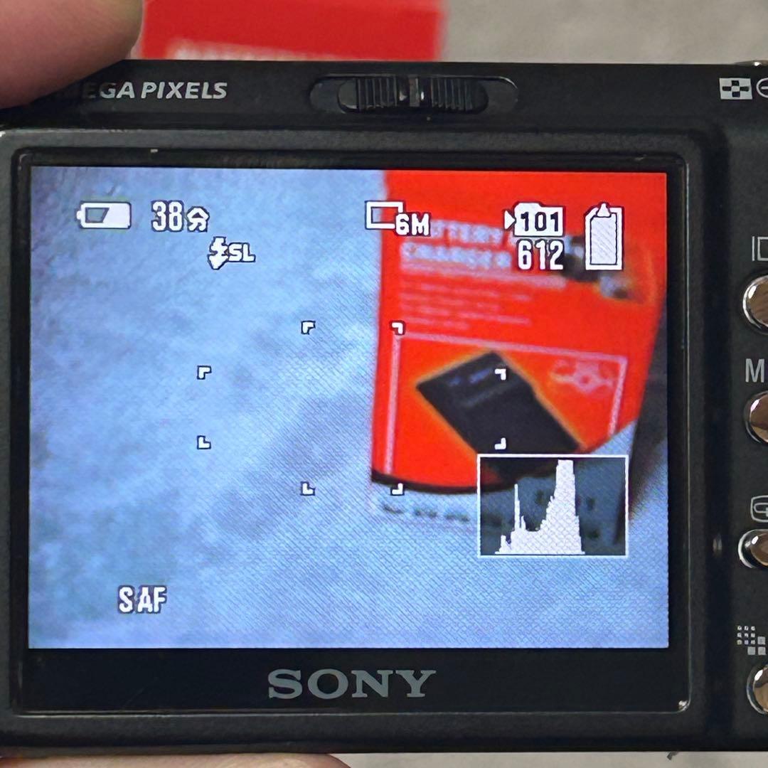 【稼働品　付属品付き】SONY CyberShot DSC-T9 手ぶれ補正　黒