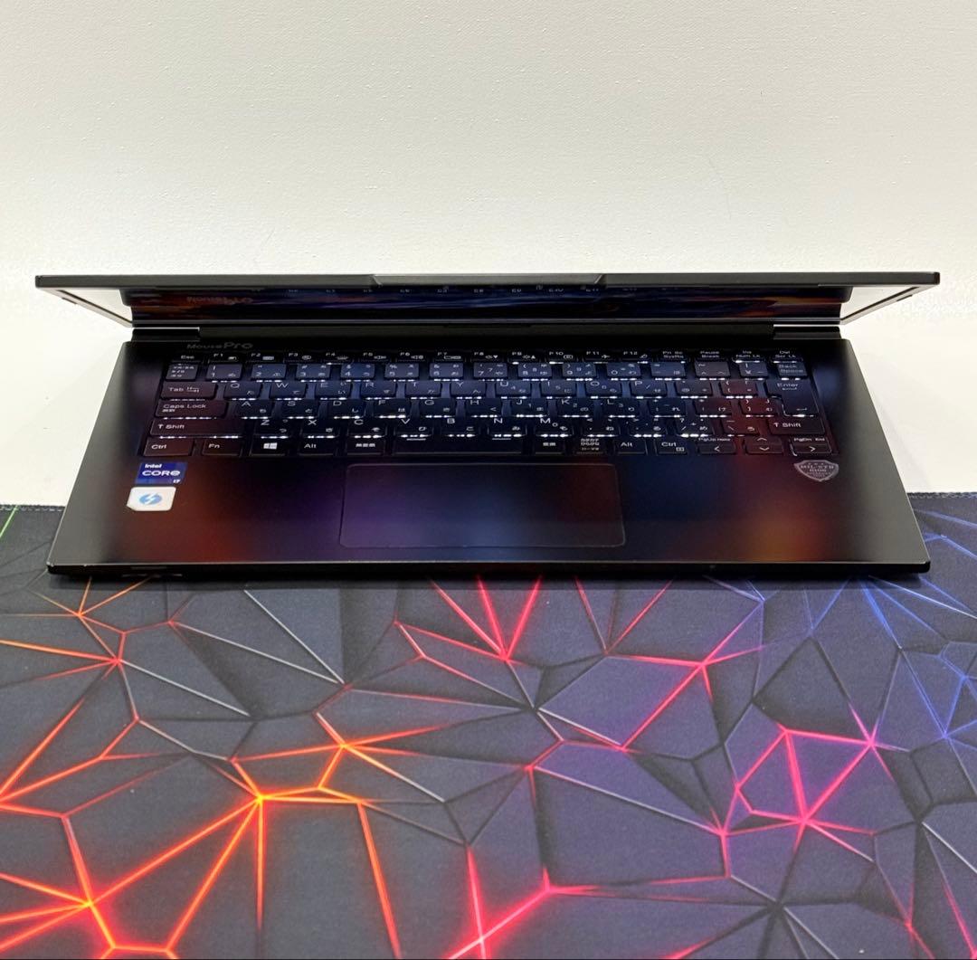 11世代Corei7/mousePro ノートPC/16GB/512GBフルHD