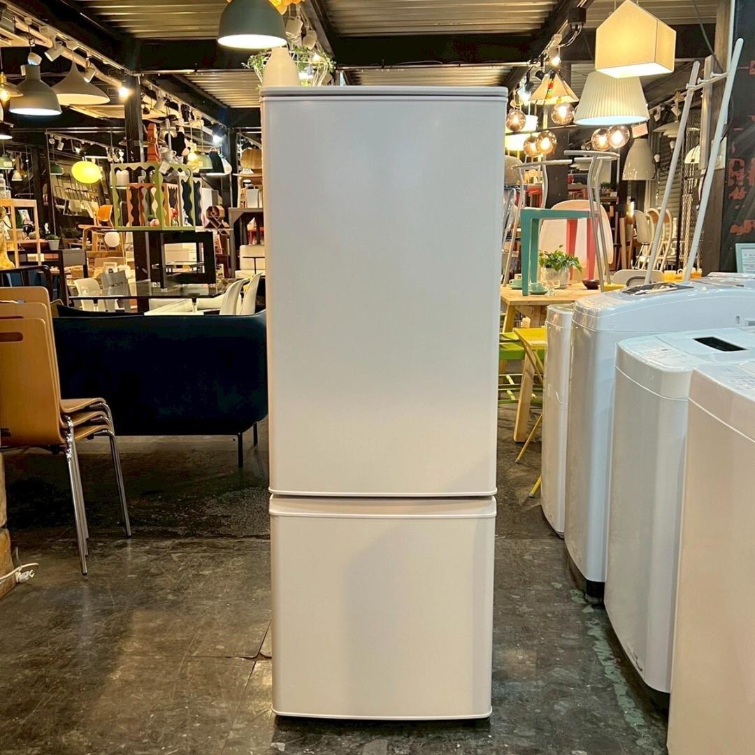 三菱電機 MR-P17H-W 2ドア冷凍冷蔵庫 168L 2022年製 ホワイト