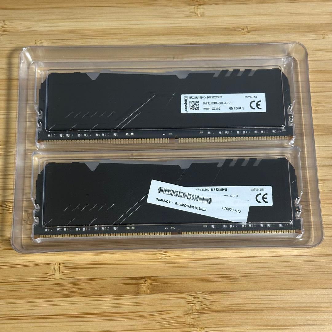 HyperX FURY DDR4 16GB(8GB×2)メモリ