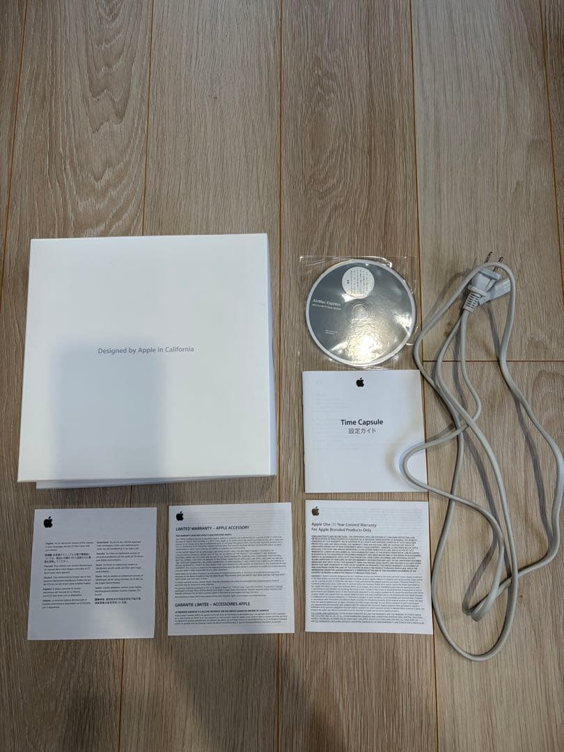 Apple Time Capsule 2TB HDD内蔵 初期化済 動作品 箱付