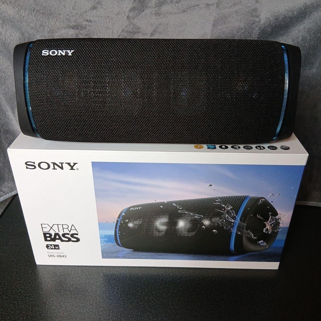 SONY SRS-XB43 EXTRA BASS ブラック/レッド