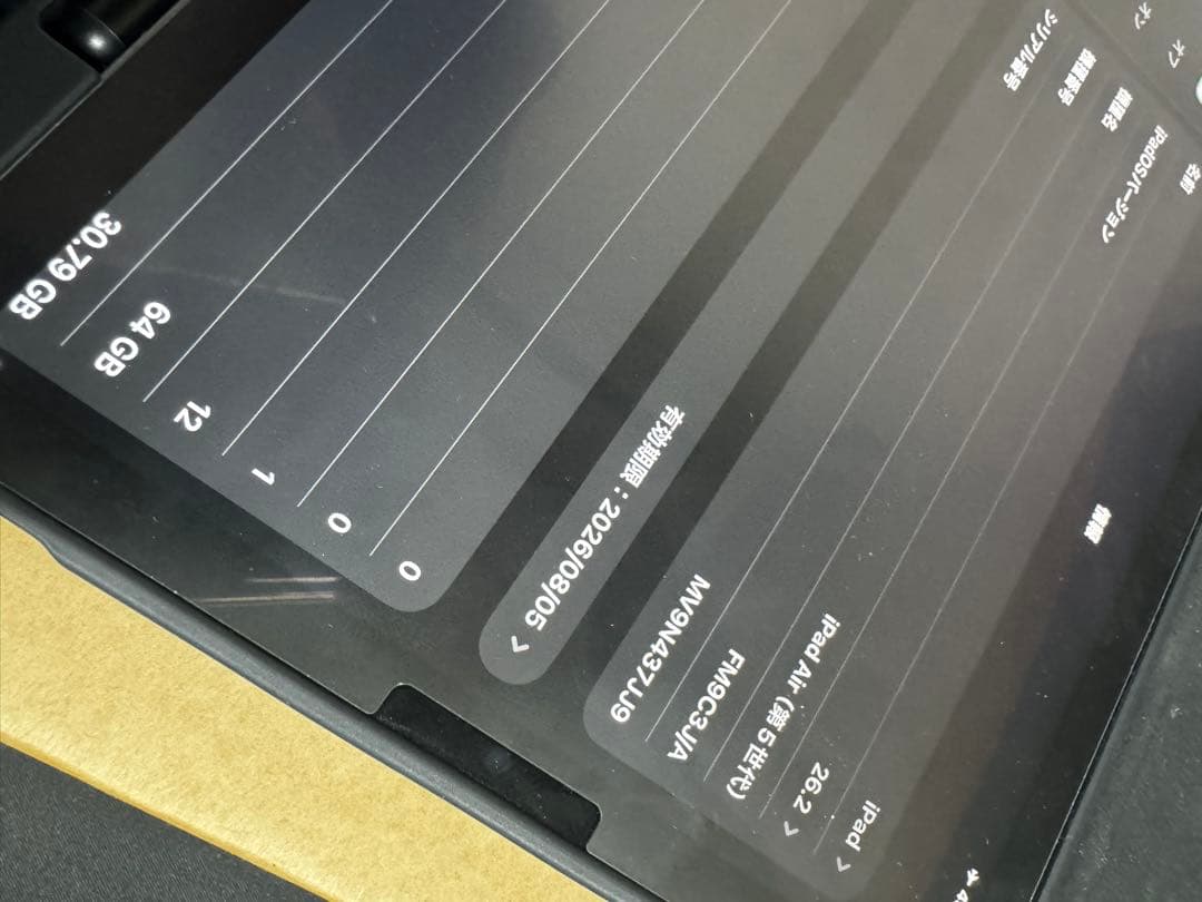 【美品保証付】Apple iPad Air 64GB フィルムカバーペンセット