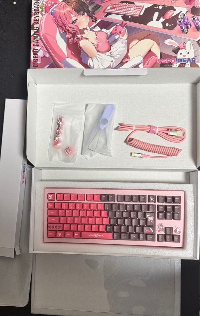 VSPOGEAR ゲーミングキーボード 橘ひなの