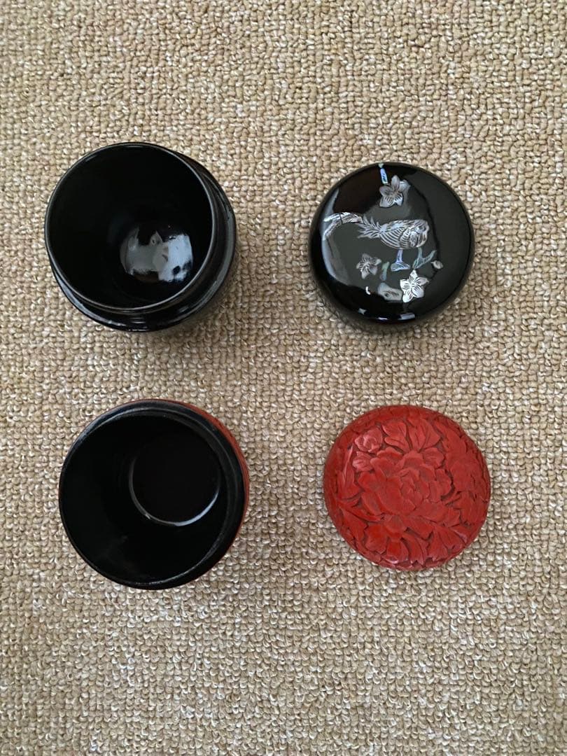 お茶道具　棗　２個　木製