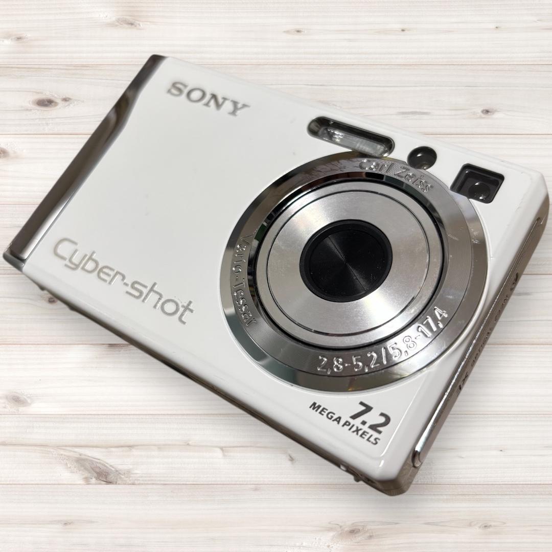 SONY Cyber-shot DSC-W80 7.2MP ホワイト デジカメ
