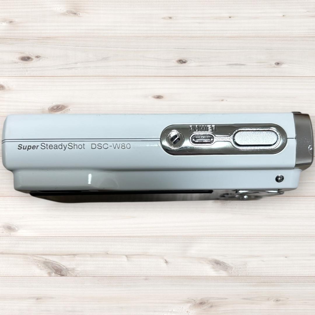 SONY Cyber-shot DSC-W80 7.2MP ホワイト デジカメ