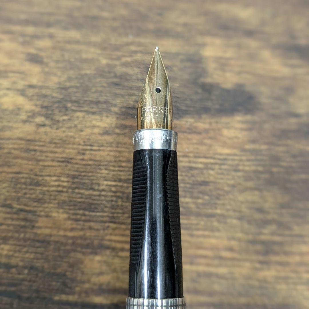 PARKER万年筆 75 シズレ　スターリングシルバー F字　14K
