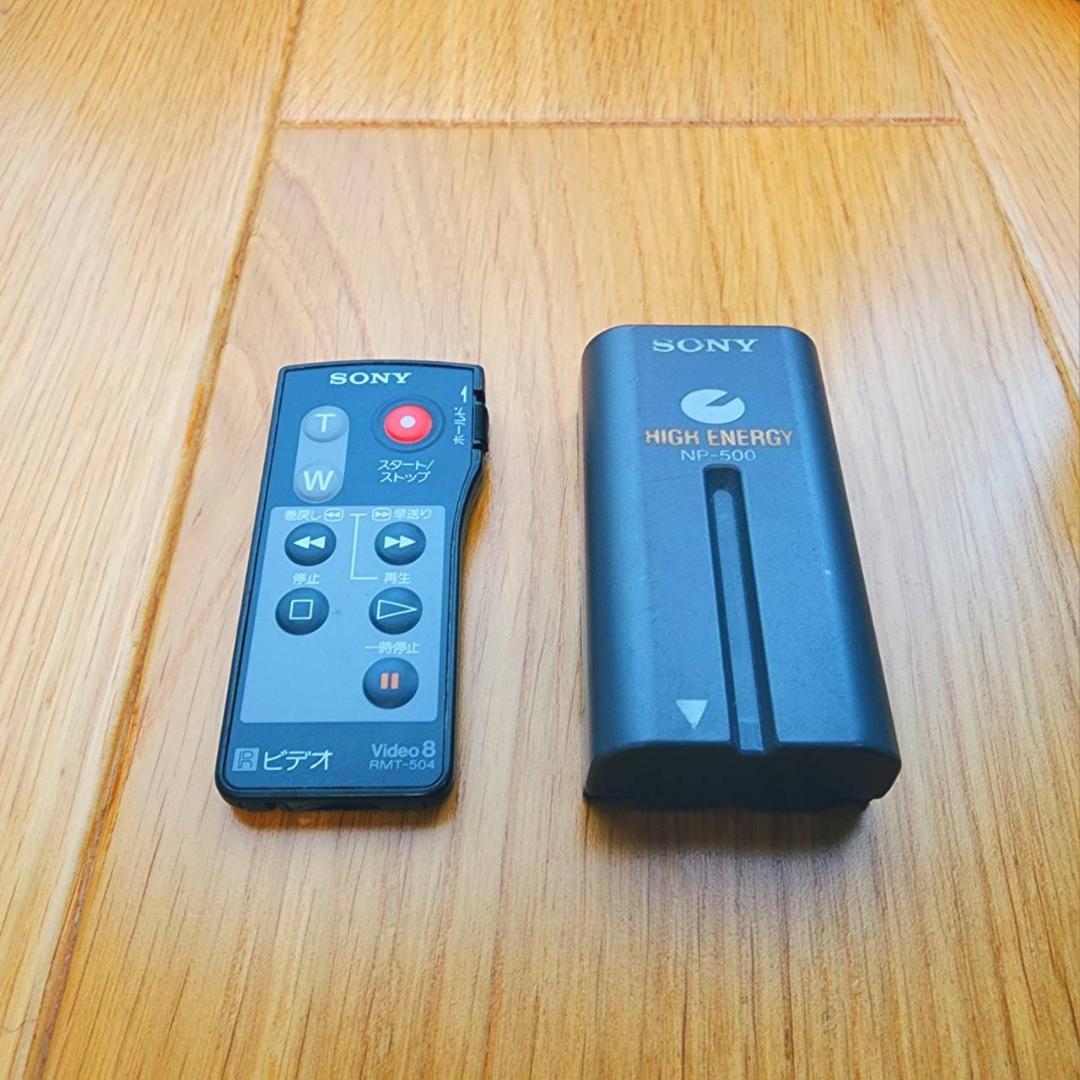 【動作確認済】SONY Hi8 高画質 ビデオカメラ ステーション セット
