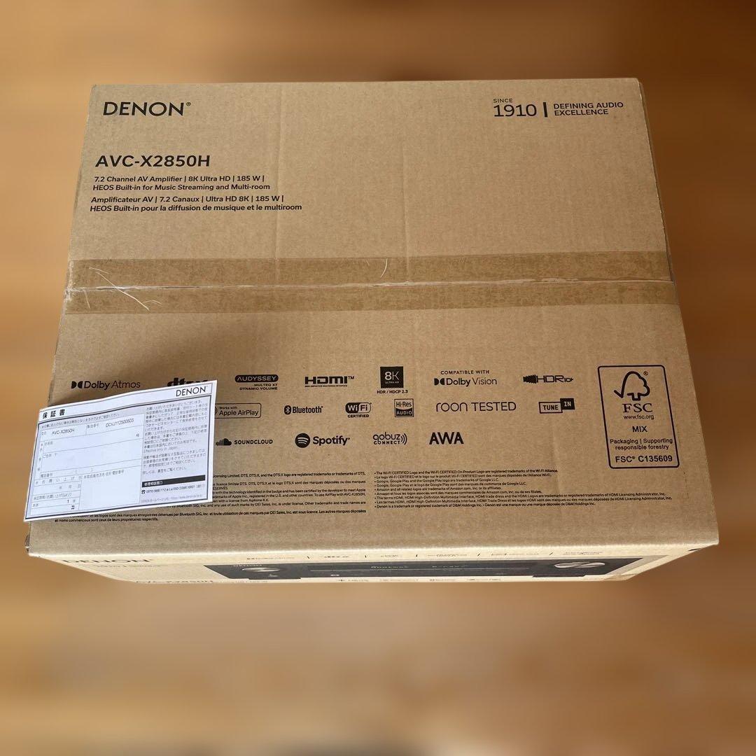 【極美品】DENON AVC-X2850H（使用数時間のみ）