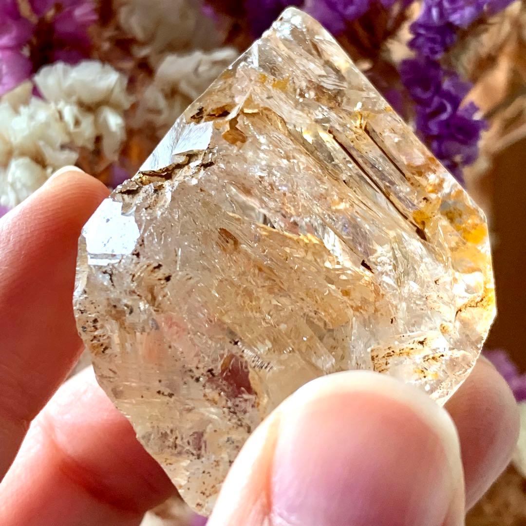 ダイヤモンド系骸骨水晶-7/スケルタルクォーツ/ダブルポイント