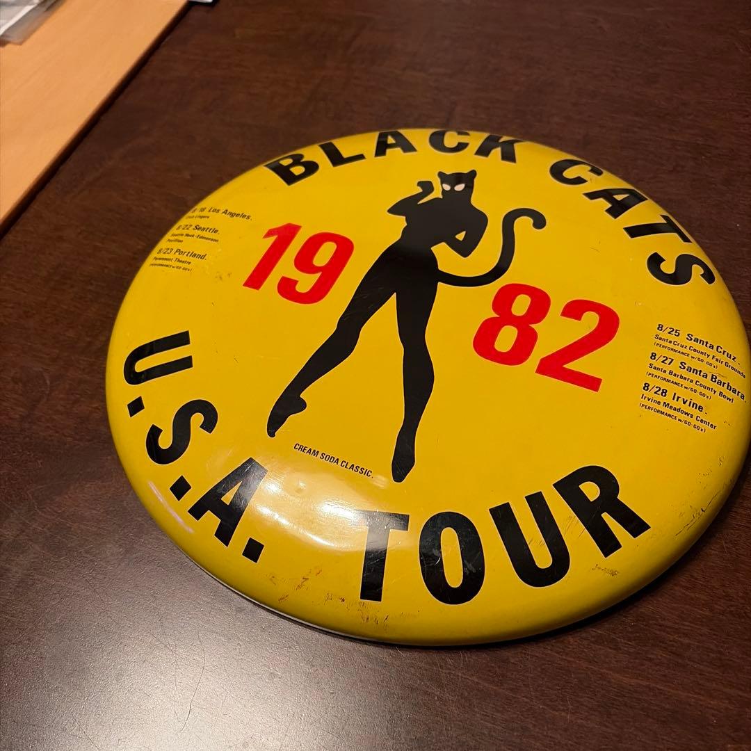 BLACK CATS 1982 U.S.A. TOUR プレート