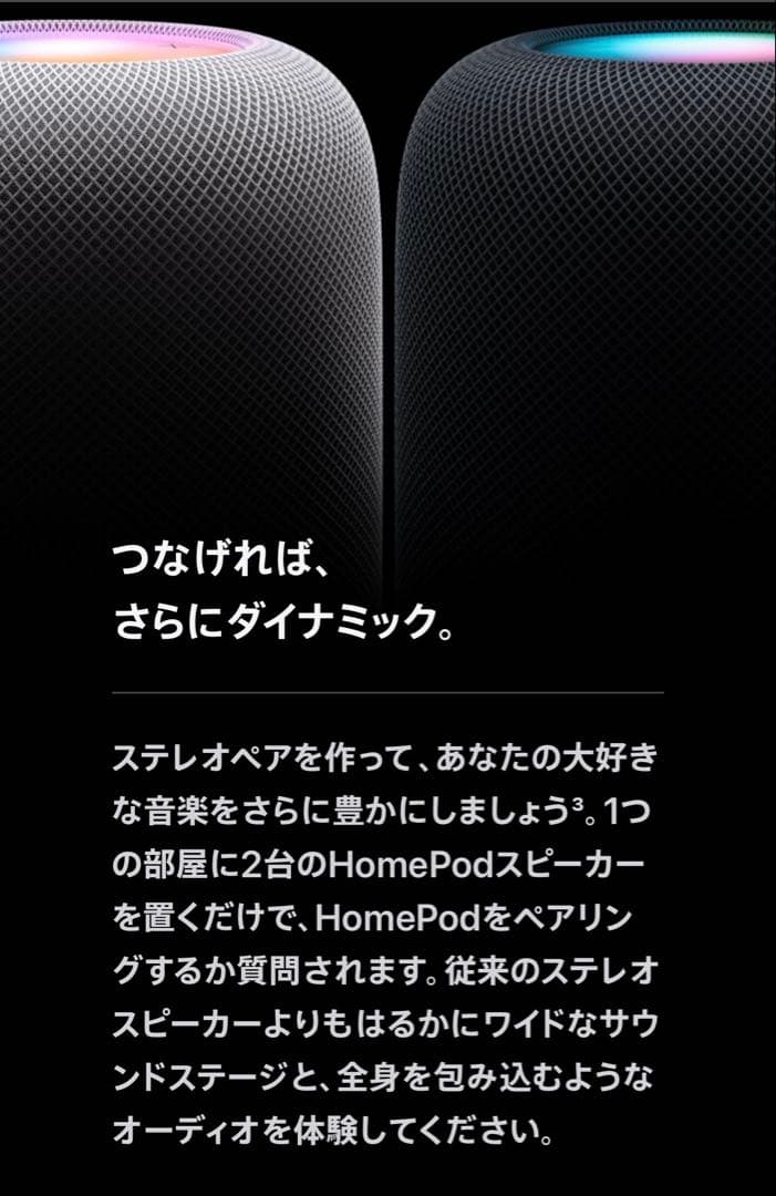 Pod【第一世代】 ホームポッド 2台セット Apple