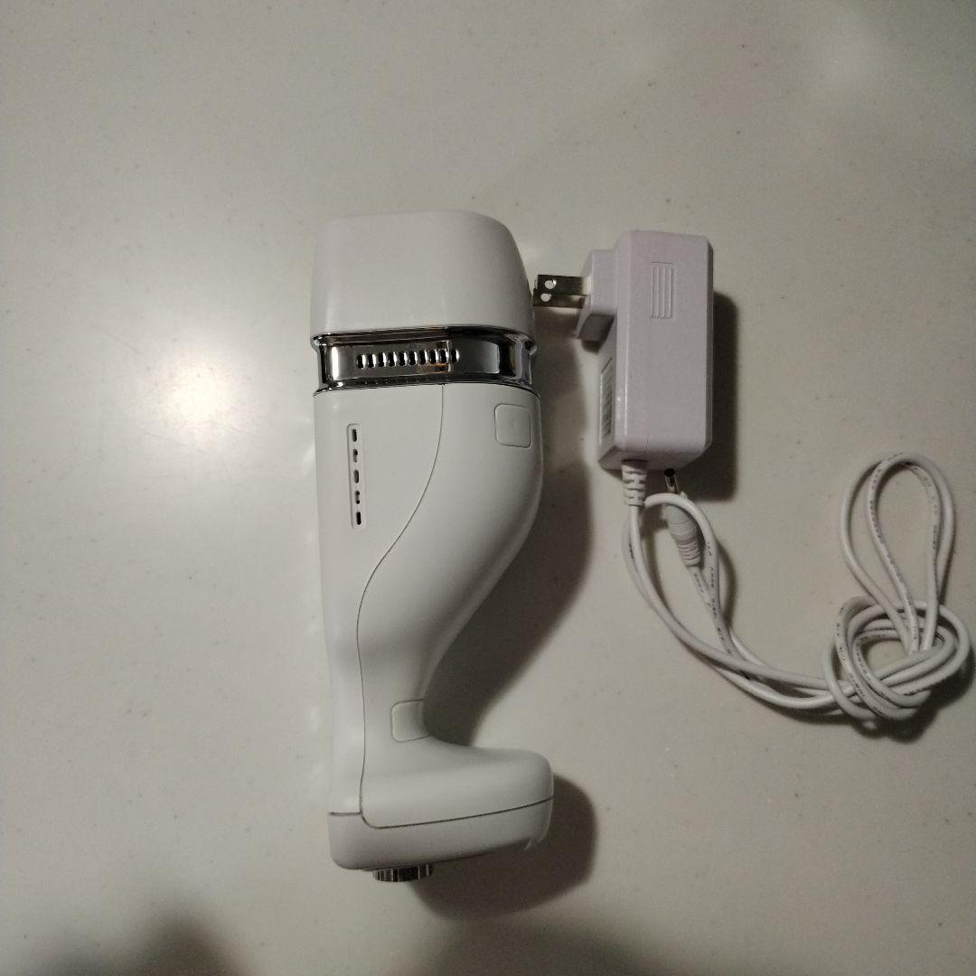 ハンドヘルド超音波ダイエット機器 ホワイト ACアダプター付き美品