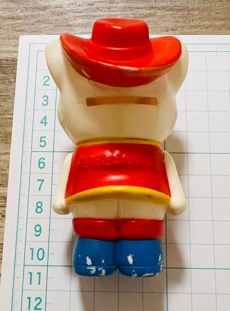 昭和レトロ 長靴をはいた猫 ソフビ貯金箱 ビンテージ フィギュア